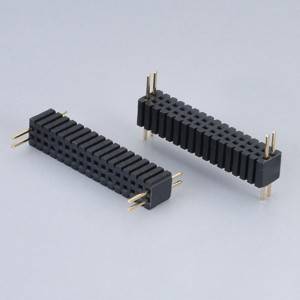 PIN HEADER PITCH1.0MM(.039″) DUAL ROW STRAIGHT TYPE