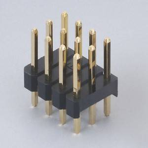 PIN HEADER PITCH2.54MM(.100″) TRIPLEX ROW STRAIGHT TYPE